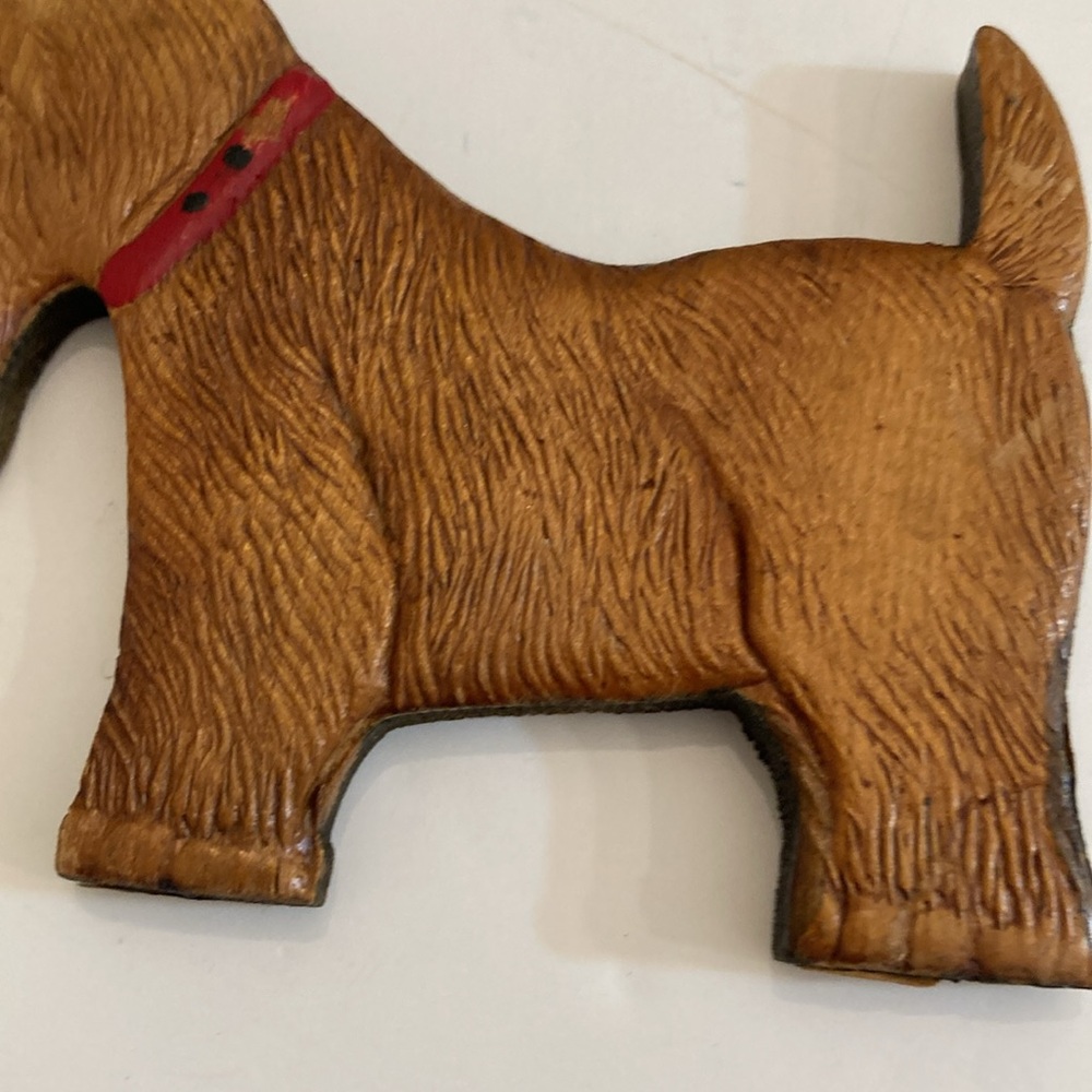 Vintage wooden scottie terrier - Picture 4 of 8
